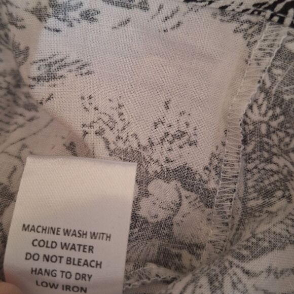 Olivaceous Womens Milkmaid Dress Toile Print Linen Cottagecore Small - Picture 11 of 13